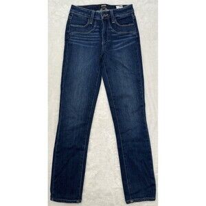 PAIGE Womens Size 23 Hoxton Dark Wash Denim Mid Rise Ankle Ultra Skinny Jeans
